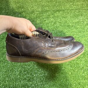 Mens Sperry Newman Oxford Wing Tip Brown Shoes STS22365 Size 11 M